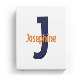 Josephine Overlaid on J - Cartoony