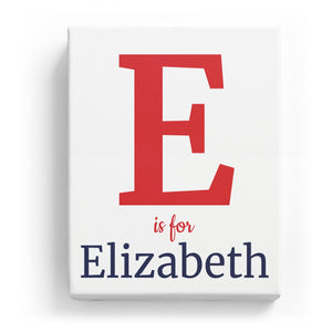E is for Elizabeth - Classic