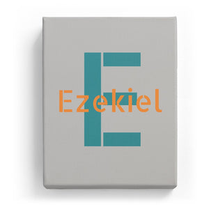 Ezekiel Overlaid on E - Stylistic