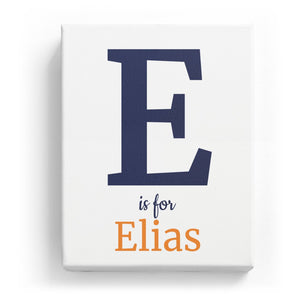 E is for Elias - Classic