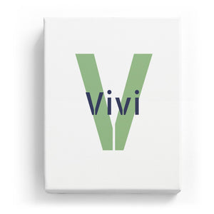 Vivi Overlaid on V - Stylistic