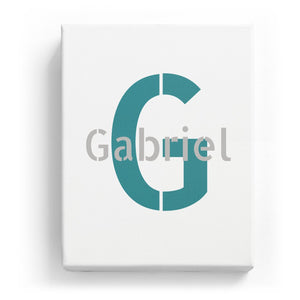 Gabriel Overlaid on G - Stylistic