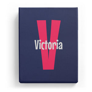 Victoria Overlaid on V - Cartoony