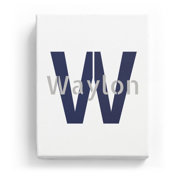 Waylon Overlaid on W - Stylistic