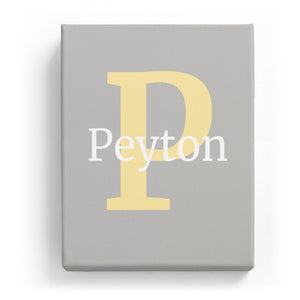 Peyton Overlaid on P - Classic