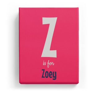 Z is for Zoey - Cartoony