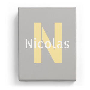 Nicolas Overlaid on N - Stylistic
