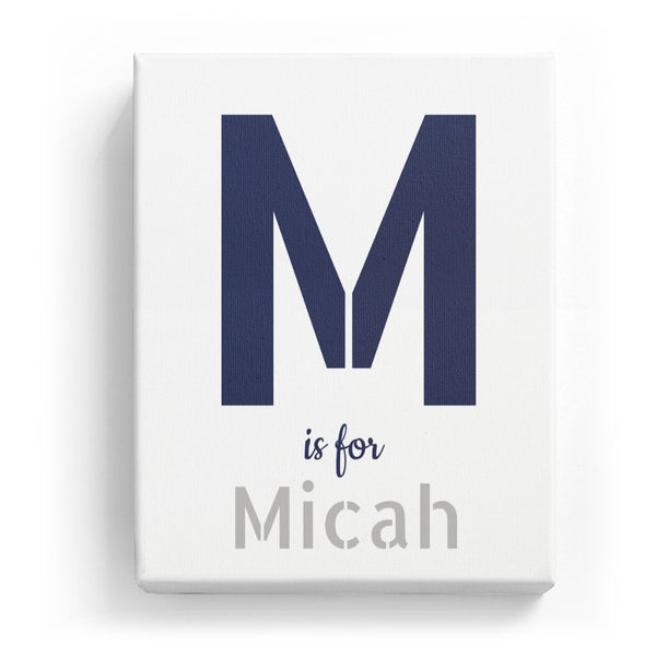M is for Micah - Stylistic