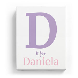 D is for Daniela - Classic