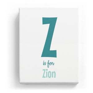 Z is for Zion - Cartoony