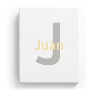 Juan Overlaid on J - Stylistic