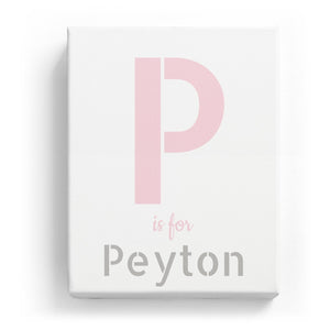 P is for Peyton - Stylistic
