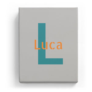 Luca Overlaid on L - Stylistic