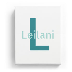 Leilani Overlaid on L - Stylistic
