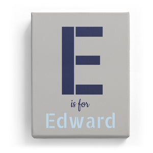 E is for Edward - Stylistic
