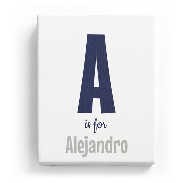 A is for Alejandro - Cartoony