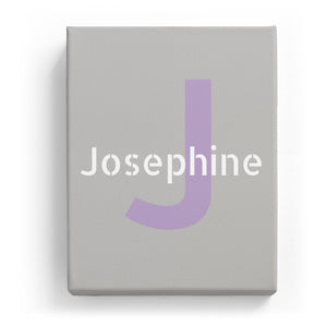 Josephine Overlaid on J - Stylistic