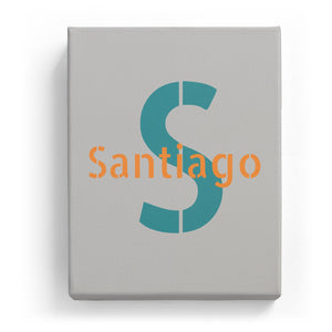 Santiago Overlaid on S - Stylistic