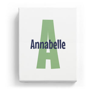 Annabelle Overlaid on A - Cartoony