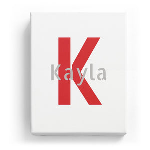 Kayla Overlaid on K - Stylistic