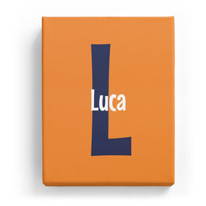 Luca Overlaid on L - Cartoony