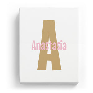 Anastasia Overlaid on A - Cartoony