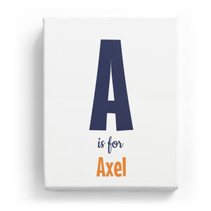 A is for Axel - Cartoony