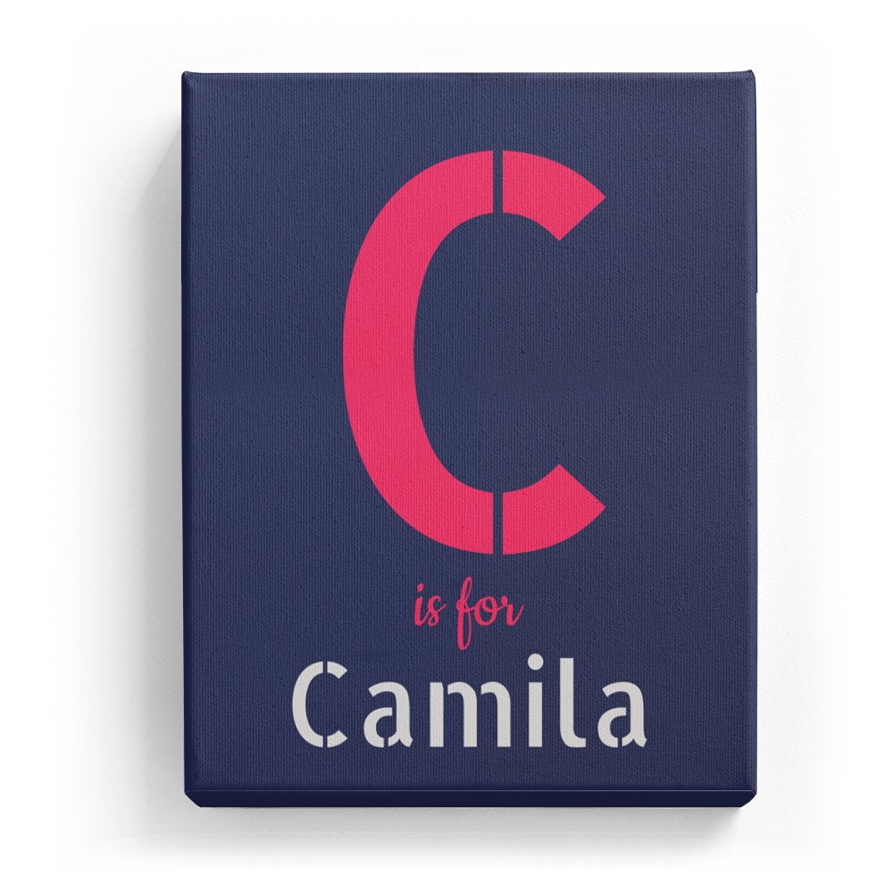 Camila's Personalized Canvas Art