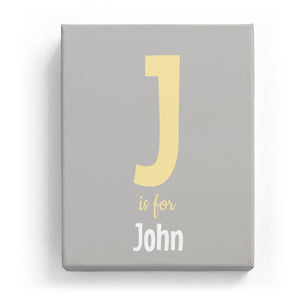 J is for John - Cartoony