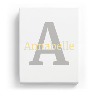 Annabelle Overlaid on A - Classic