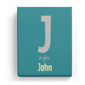 J is for John - Cartoony