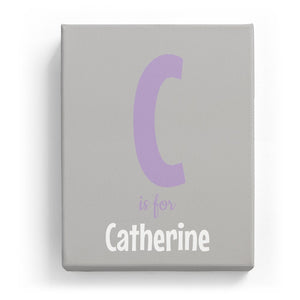 C is for Catherine - Cartoony