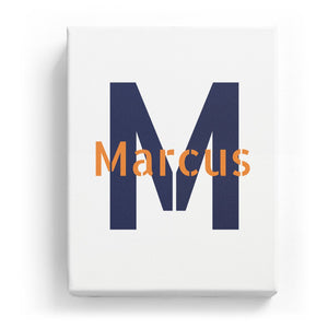 Marcus Overlaid on M - Stylistic
