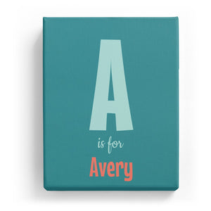 A is for Avery - Cartoony