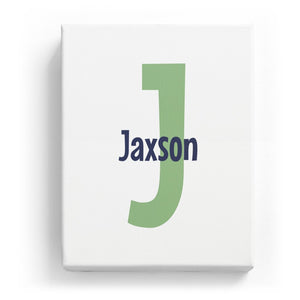 Jaxson Overlaid on J - Cartoony