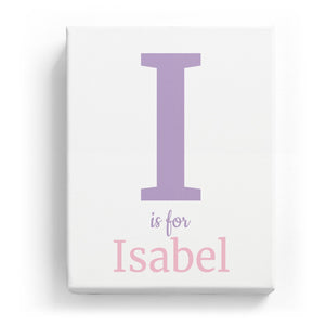 I is for Isabel - Classic