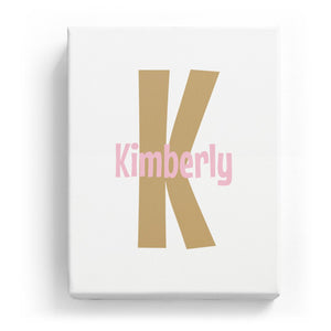 Kimberly Overlaid on K - Cartoony