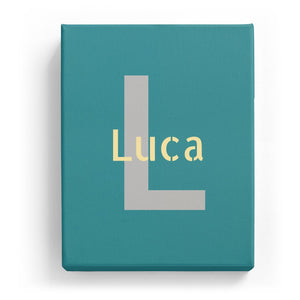 Luca Overlaid on L - Stylistic