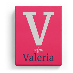 V is for Valeria - Classic