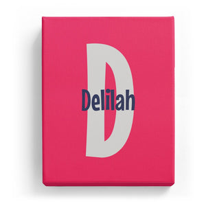 Delilah Overlaid on D - Cartoony