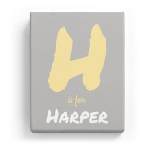 H is for Harper - Artistic