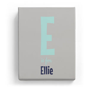 E is for Ellie - Cartoony