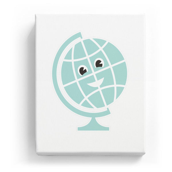 Globe with Face - No Background