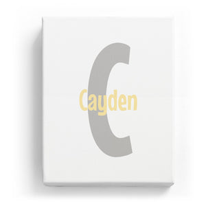Cayden Overlaid on C - Cartoony