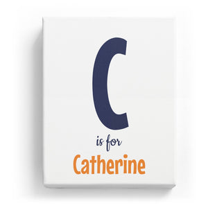 C is for Catherine - Cartoony