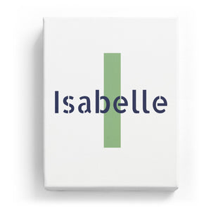 Isabelle Overlaid on I - Stylistic