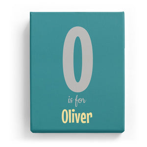 O is for Oliver - Cartoony