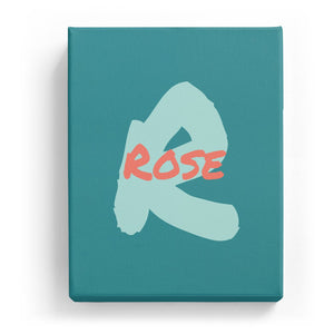 Rose Overlaid on R - Artistic