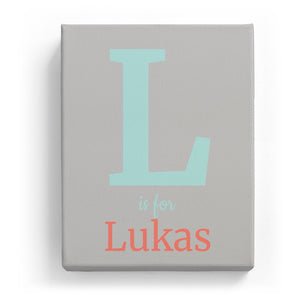 L is for Lukas - Classic