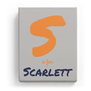 S is for Scarlett - Artistic